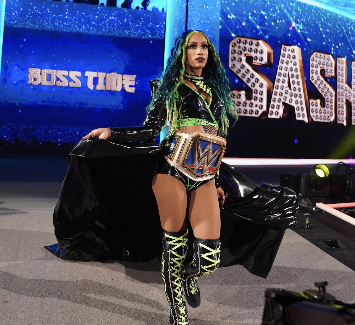 First ever entrance on August 8, 2010 → walking into the #WrestleMania main event on April 10, 2021.