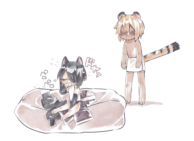 これはお風呂から上がってきた?夫が巣作りしてた?妻を見つけてしまった時のRey×Monekoのオメガバース 