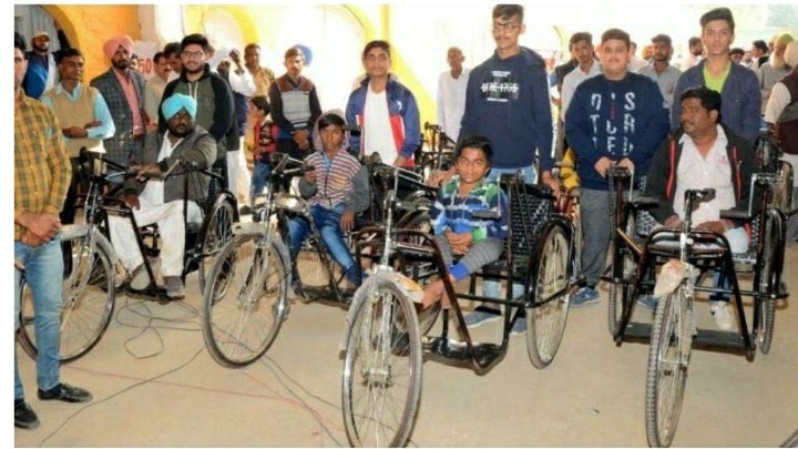 #HelpForSpeciallyAbled
Free wheelchairs, calipers and mobile aids are provided to the handicapped people by #DeraSachaSauda
#TrueCompanion
#CompanionIndeed
#CompanionForSpeciallyAbled
#HelpForSpeciallyAbled
#SaintDrMSG
#SaintDrGurmeetRamRahimJi
#BabaRamRahim