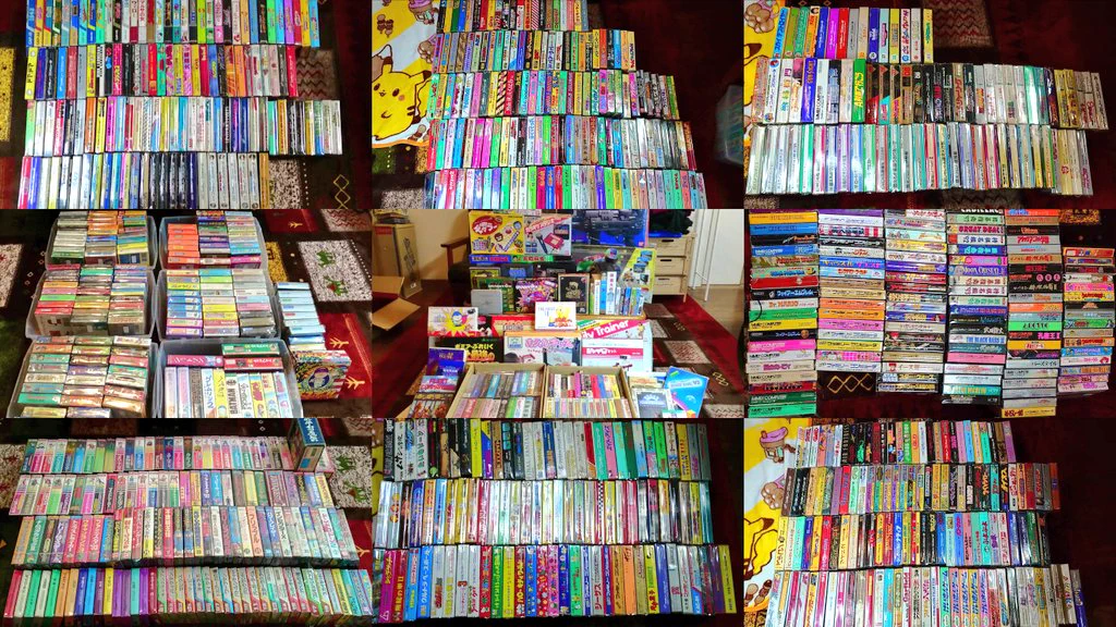 ファミコンカセット、市販品全商品をコンプリートした猛者！