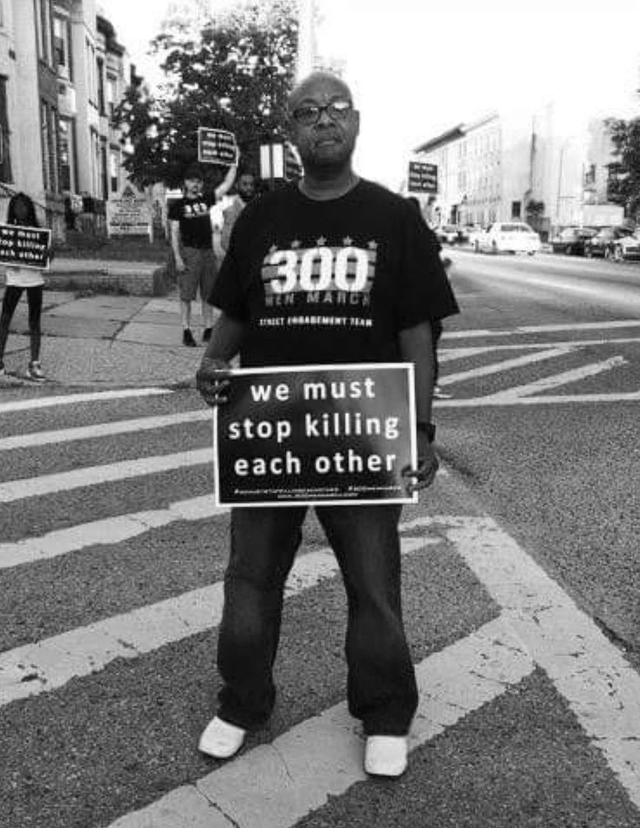 While others slept you were out on the streets directly engaging with those who many are afraid of to prevent violence. Without a ounce of hesitation. Through your own pain. Never complaining. Rest easy Brother Garon we got it from here. #300forever #wemuststopkillingeachother