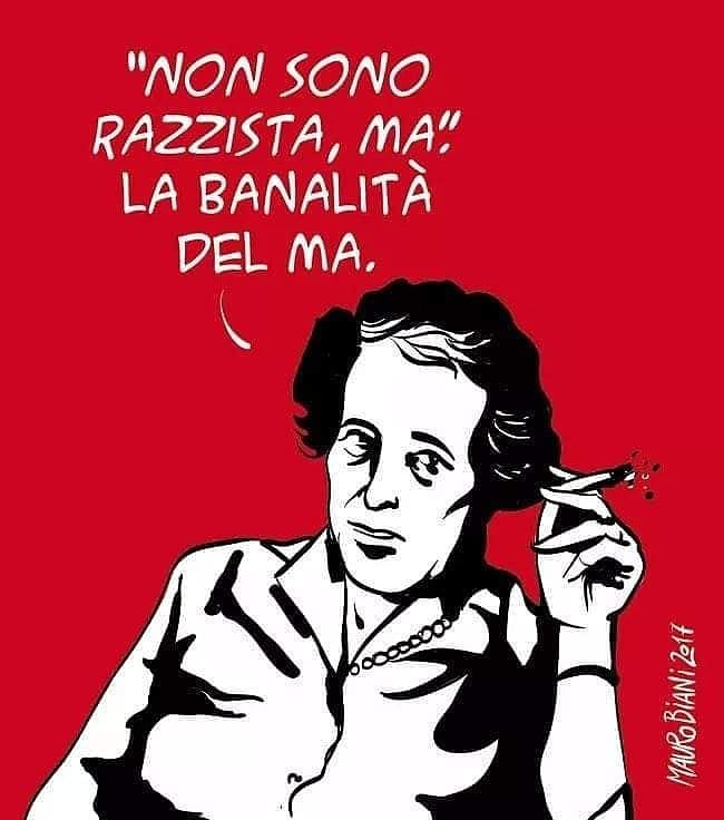 L'#11aprile 1961 iniziava il processo Eichmann, che Hannah Arendt raccontò nella sua opera più celebre, "La banalità del male".

Ricordiamo questa data con una vignetta di <a href="/maurobiani/">Mauro Biani</a> tratta dal suo primo libro, "La banalità del ma". 

Scoprilo su bit.ly/la-banalita-de…