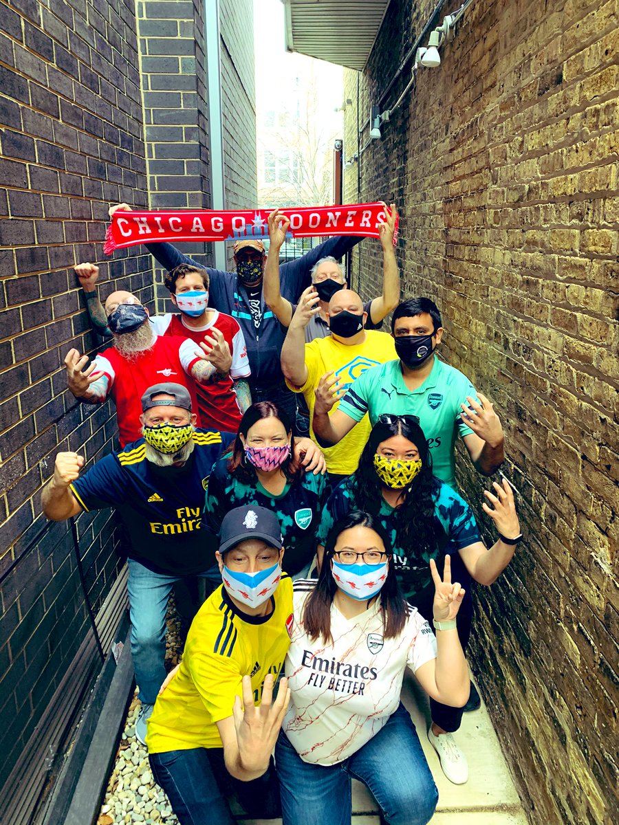 ChicagoGooners's tweet photo. Some proper Gangway pictures today befitting a wonderful match! #gangwayofbrokendreams #jamitinthere https://t.co/y1dyaSkONN