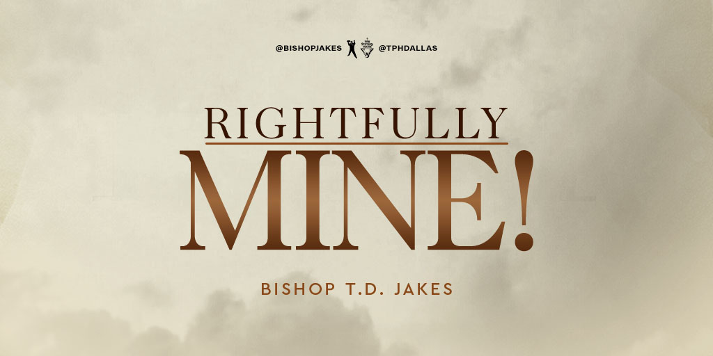 BishopJakes's tweet photo. The sermon may be over, but God’s still working! Thank you for joining us at The Potter’s House, and we hope to see you next time! 

Be sure to watch the rebroadcast of “#RightfullyMine” TONIGHT at https://t.co/6TB6JThmtn or the T.D. Jakes Mobile App.

 #SundayService #TPHDallas https://t.co/4sA6TXDhQU