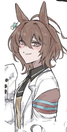 tamaさんの絵チャで描いたアグネスタキオンです👍 