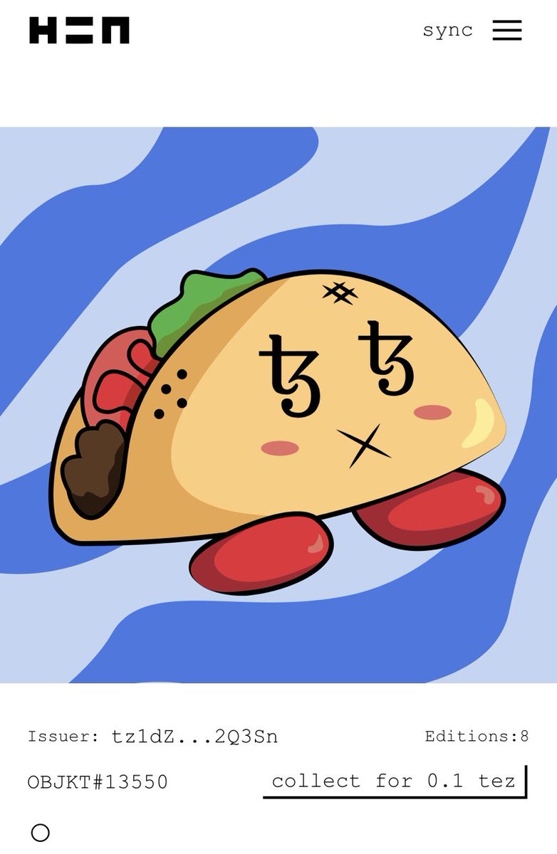 banjofunk17's tweet photo. Thank you @InThron1 ! Just added 13550 to my collection 👾🌎♻️ #cleannft #tezos #nftcollector #taco #nottuesday https://t.co/JDv8WoN3TB