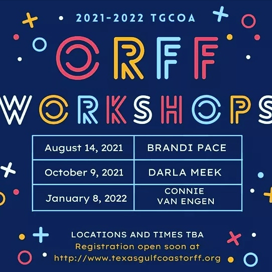 Get ready for some amazing workshops in the 2021-2022 school year!