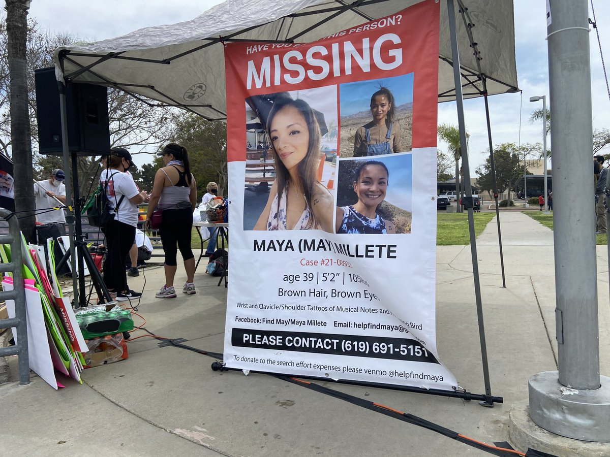 AmandaShotsky's tweet photo. #HappeningNow March and vigil for missing Chula Vista mother Maya Millete. #news8 https://t.co/XtPyHA2hvB
