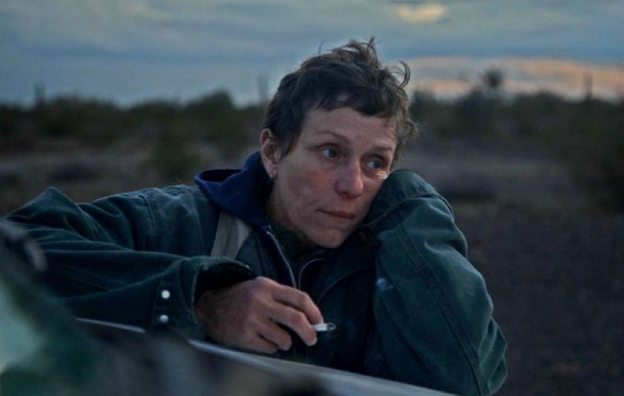 CineTop_'s tweet photo. Por fin, después de no ganar el Globe o el Critic, Frances McDormand logra ganar el #BAFTA por #Nomadland https://t.co/JBBUDpWccd