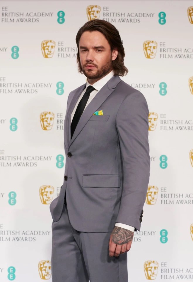Liam on the BAFTA’s carpet today!