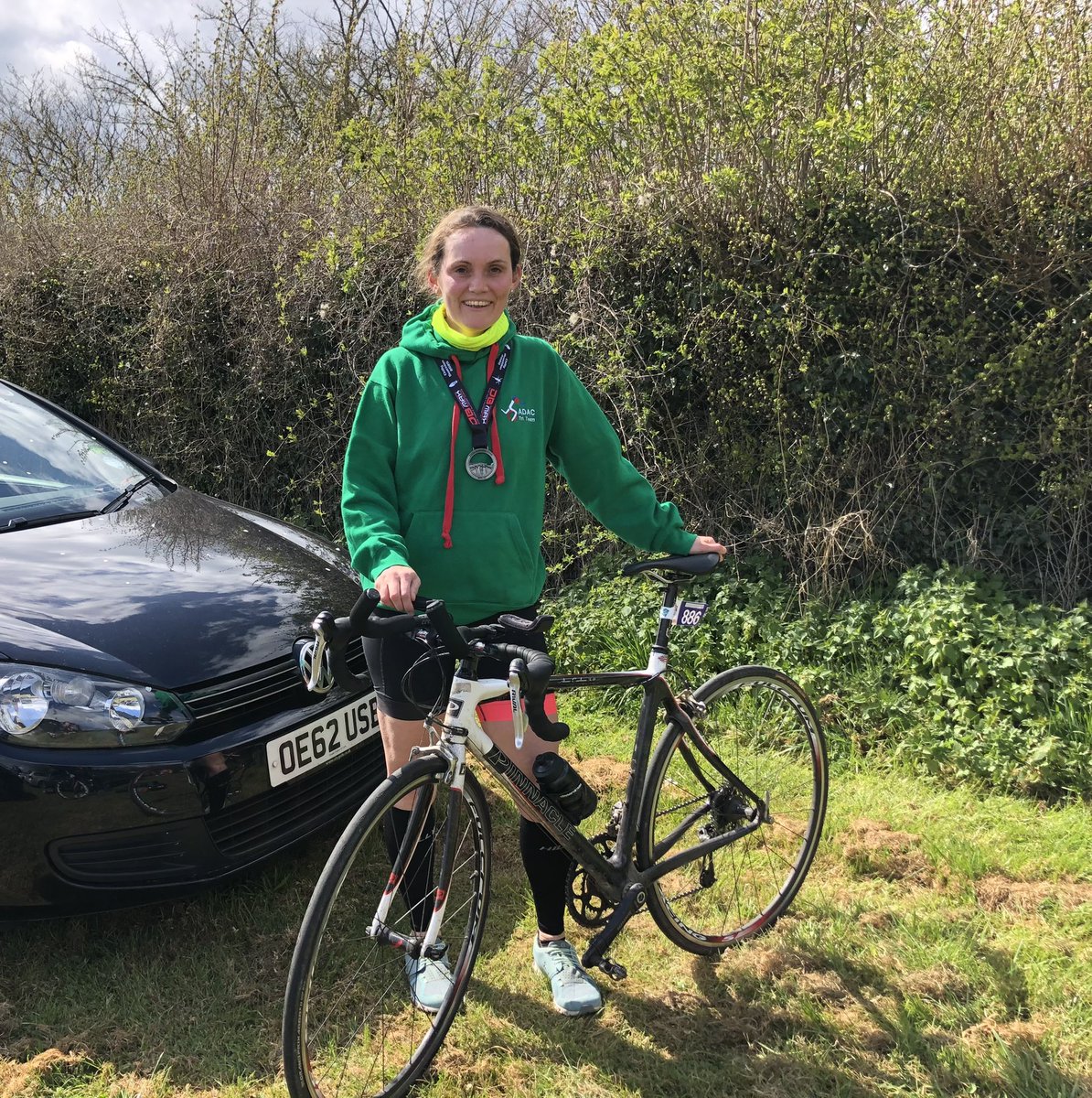 LauraLMoves's tweet photo. Loved @dbmaxevents Chilly Duathlon today! Super well organised and chuffed with an on the hour time 🙌 #chillyduathlon #duathlon #tritraining https://t.co/sp5jRlo2vw