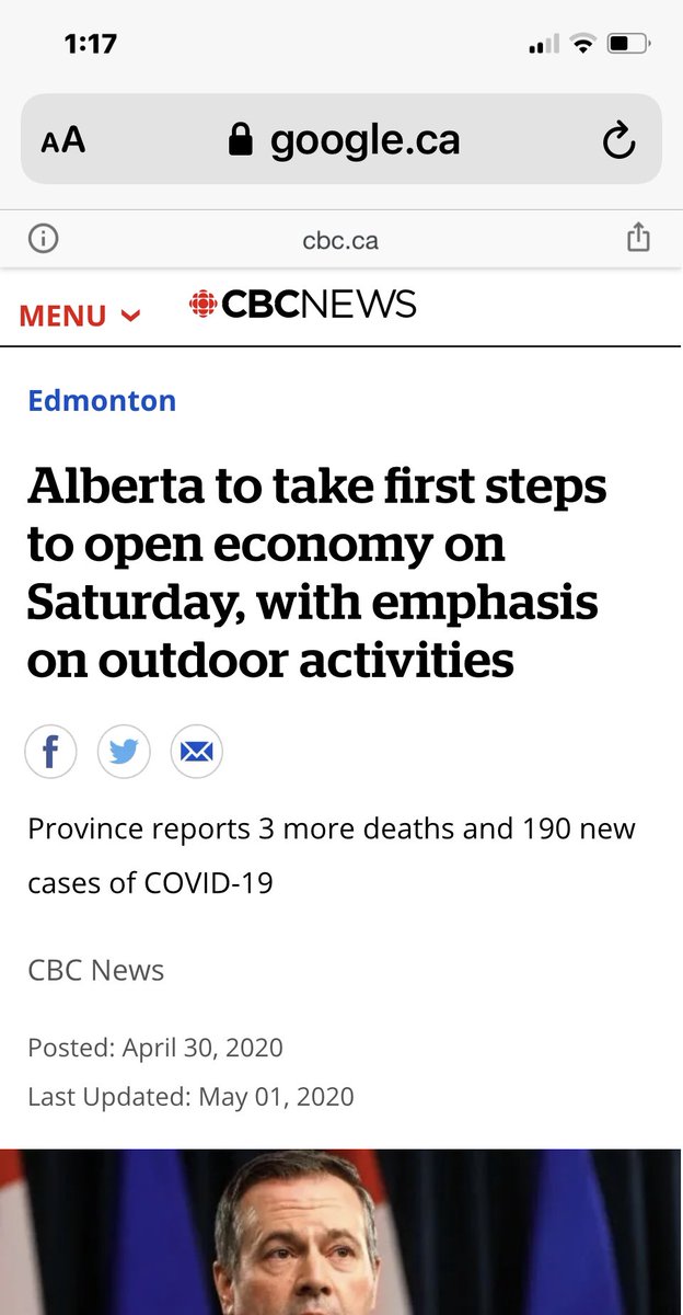 At the same time, Ottawa was warning not to reopen too soon or the risk of a second wave was increased exponentially.Kenney ignored these warnings and forged ahead with opening widely.