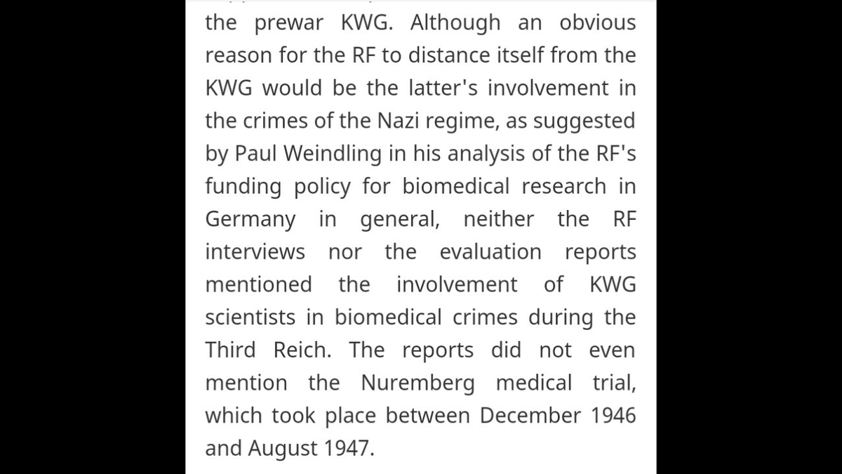 What Research, to What End? The Rockefeller Foundation and the Max Planck Gesellschaft in the Early Cold War...