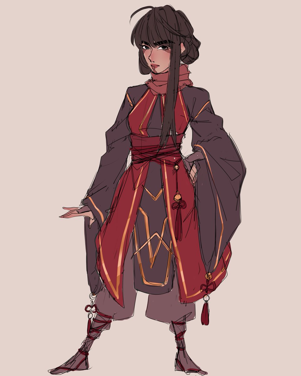 sleepyvinni's tweet photo. Okay now that it is a decent hour, I had the tickle to go in and redesign my babies! It's been a few years since I've gone in and worked on them but my muse has been stroked for them ; v ; #OCs #aloin #hien https://t.co/fRtnrmjYww