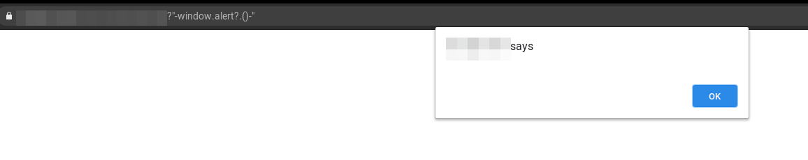 SMHTahsin33's tweet image. Okay This Actually Works Well, 
1. Used KXSS(by @TomNomNom ) and Found Out That this it allows &amp;lt;'&amp;gt;"
and is being reflected inside script tags.
2. Tried out "-alert()-"  ==&amp;gt; blocked
3. Tried, "-window.alert?.()-"    ==&amp;gt; Bypassed 😛