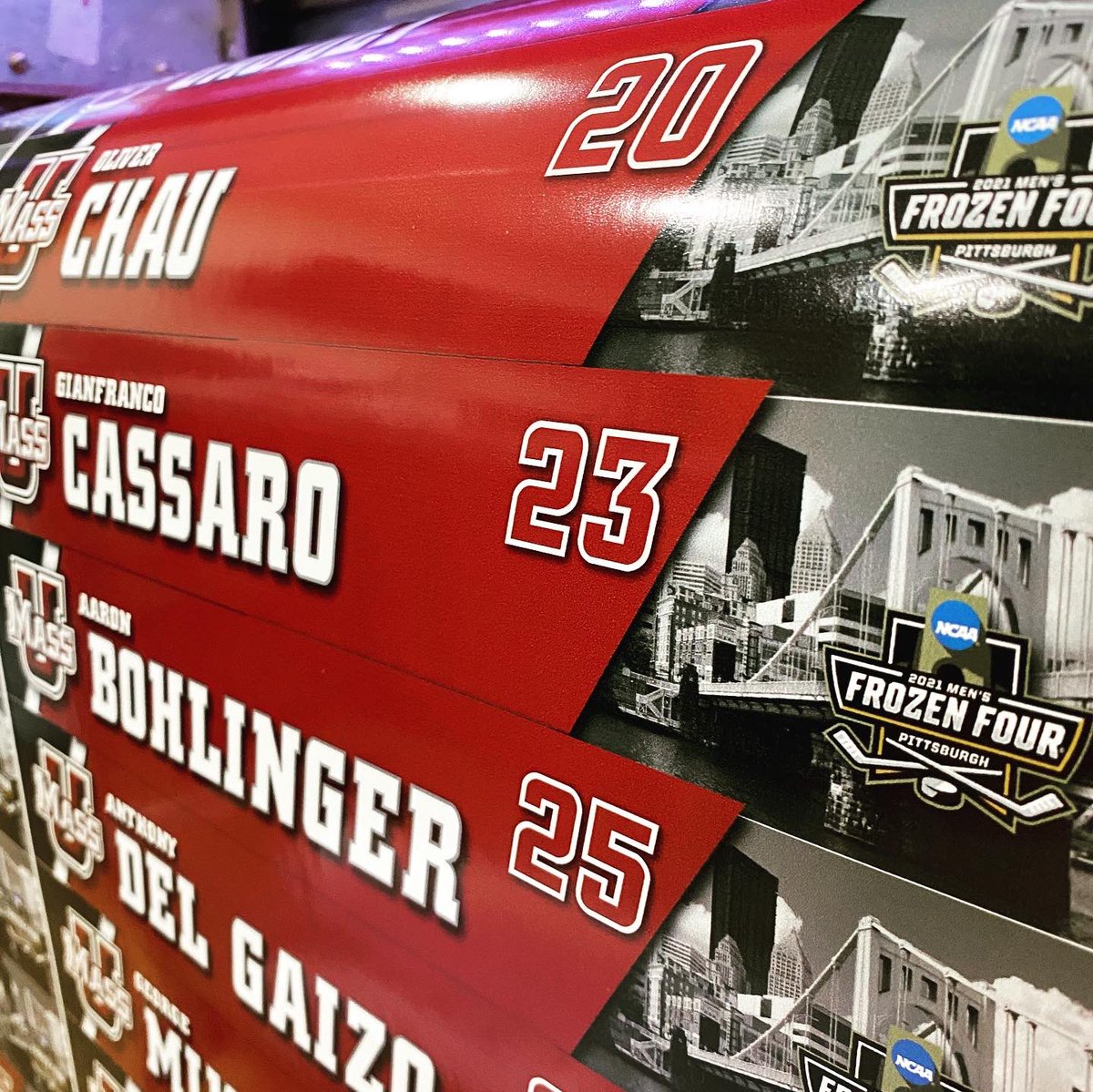 parilladesigns's tweet photo. Congrats to the NCAA National Champions @umasshockey and @UMassHockeyEq - Grateful to have you as a customer. #ncaafrozenfour https://t.co/g9w65Af2ff
