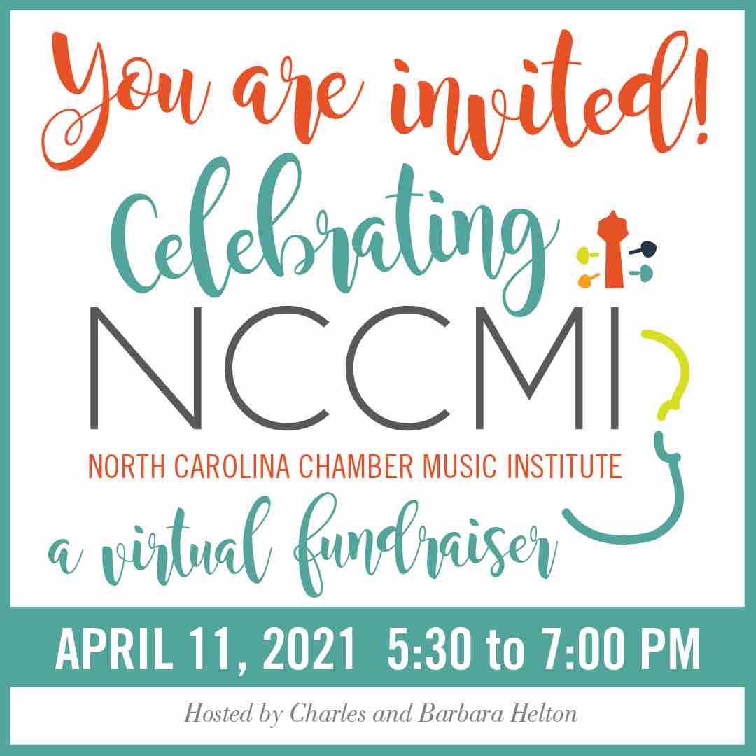 It's happening TODAY!! Join us on Facebook Live at 5:30pm for this awesome event! @NorthCarolinaChamberMusic #unitedarts #raleigharts