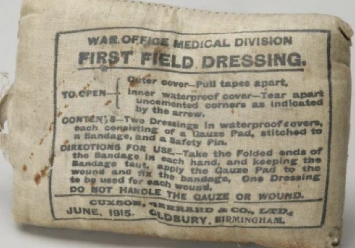 11/ After WWI, Kotex created disposable female sanitary napkins based on surgical field dressings used in battle. (There was a post-war abundance of cellucotton, absorbent fibrous material created to make up for cotton shortfalls during WWI).