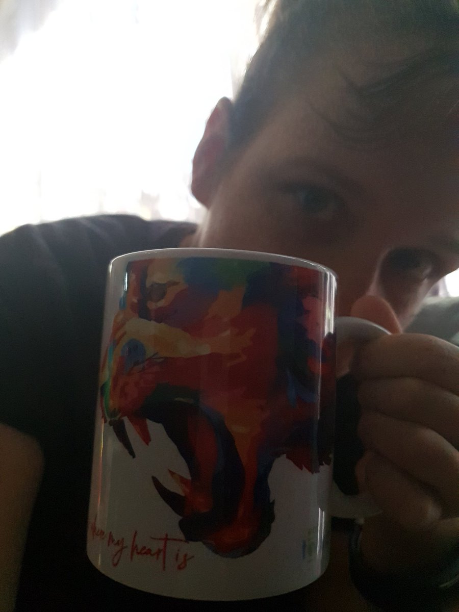 SjimoneHawley's tweet photo. When coffee is needed, and you feel super special drinking it from a @EatingTourist #limitededition mug! https://t.co/aQ36RsRke9