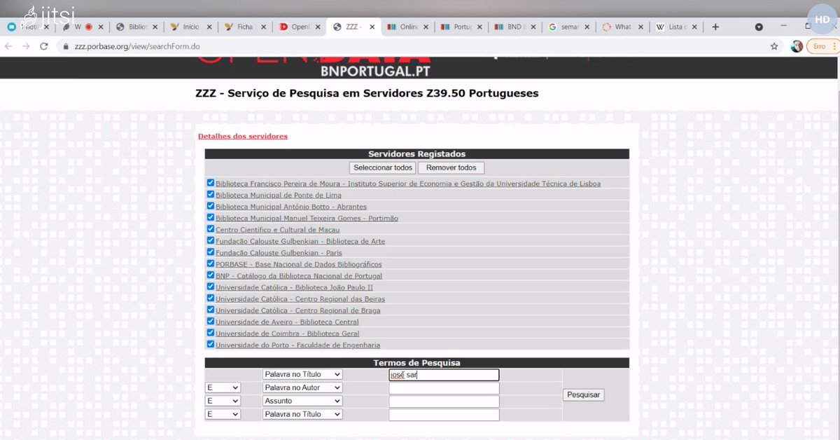 asantiagofaria's tweet photo. #WikidataDaysSessions
Open data Biblioteca Nacional de Portugal https://t.co/ZrJEc2PYTg