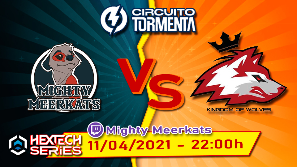 MightyMeerkats's tweet photo. ¡Buenas, gente! ¡Hoy también tenemos partido de los suricatos!
A las 22:00 nos enfrentamos a #KingdomOfWolves en la 5ª jornada de la Hextech Series de este CT @SomosLaTormenta.
Podréis seguirlo, como siempre, en https://t.co/D9QDlpKcHx.
¡A por todas suricatos!💪
#GoMeerkats https://t.co/vnINJFnzJN