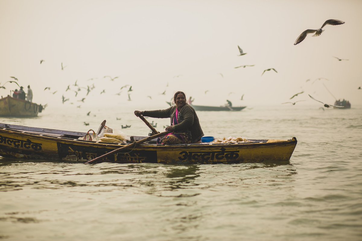A memoir of India trips past. Varanasi, India circa January 2020 #varanasi #india #streetphotography #photography #fishing