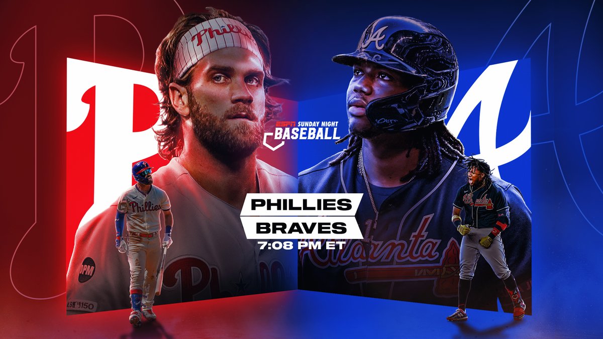 MLB on X: Bryce Harper. Ronald Acuña Jr. Sunday Night Baseball. Who ya  got?  / X