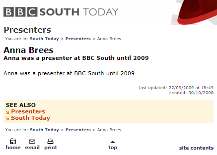 TheCraneReport's tweet photo. Brees was also a presenter at BBC South from 31 Oct 2008 to 22 Sep 2009. Known time with BBC regional programmes totals just over 2 years. Not the 'BBC lifer' that one RT programme described her 11 year "newspaper and Tv newsroom" career as.
https://t.co/qxwVTHkTYm
#BreesMedia https://t.co/5FSQEJBg4J
