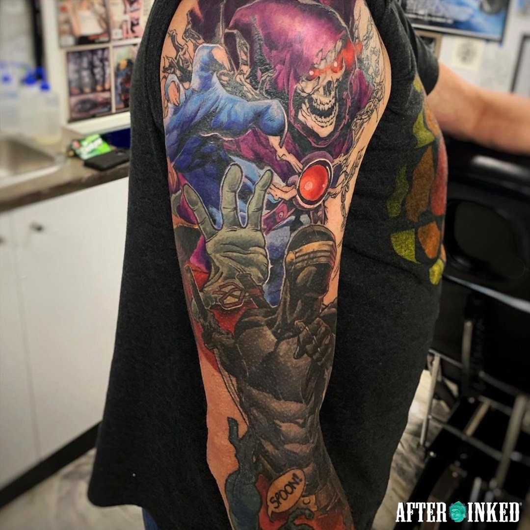 AfterInked's tweet photo. Work hard, play harder #SundayFunday #SpotlightSunday #SelfieSunday #WeekendVibes #afterinked #proudusers #formulatedforperfection #afterinkedeveryday #tattooaftercare #vegan #cartoons #cartoon #comics #illustration #art #drawing #ashmantattoos #tatautattoostudio #blacksails941 https://t.co/f4CaKu09og