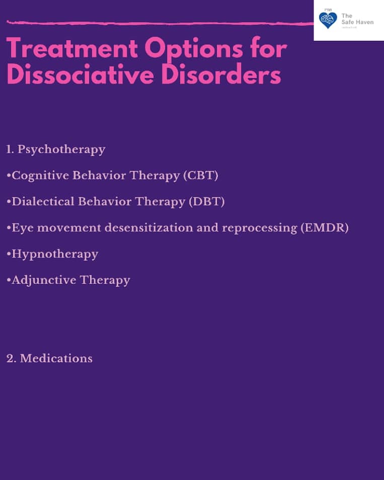 Dissociative disorders treatment may vary based on the type of disorder you have, but generally include psychotherapy and medication.

#mentalhealthisimportant #mentalhealth #mentalhealthrecovery #mentalwellness #mentalwellbeing #mentalhealthawareness #dissociativedisorder #TSHI