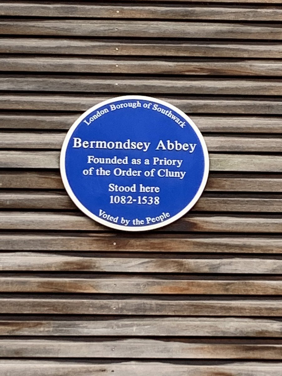 A tiny fragment of Bermondsey Abbey is preserved beneath the glass floor of this restaurant. The abbey suffered the fate typical of all those around London: dissolved, sold off, broken up. Bermondsey Abbey made a fat profit for Sir Thomas Pope, founder of Trinity College, Oxford.