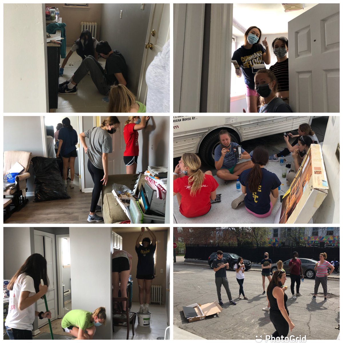 It was a great day of painting, grouting, cleaning, and moving furniture yesterday.  We’re saving the big reveal until the second unit is complete, but it’s AMAZING how much the apartments have transformed!  <a href="/WeAreSCHS/">Stoney Creek High School</a> <a href="/CalebWProject/">Caleb White</a> <a href="/rochcommschools/">Rochester Community Schools</a>