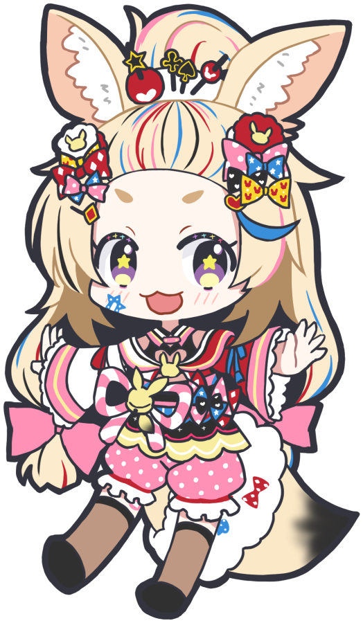 透過ver しかきりんのイラスト
