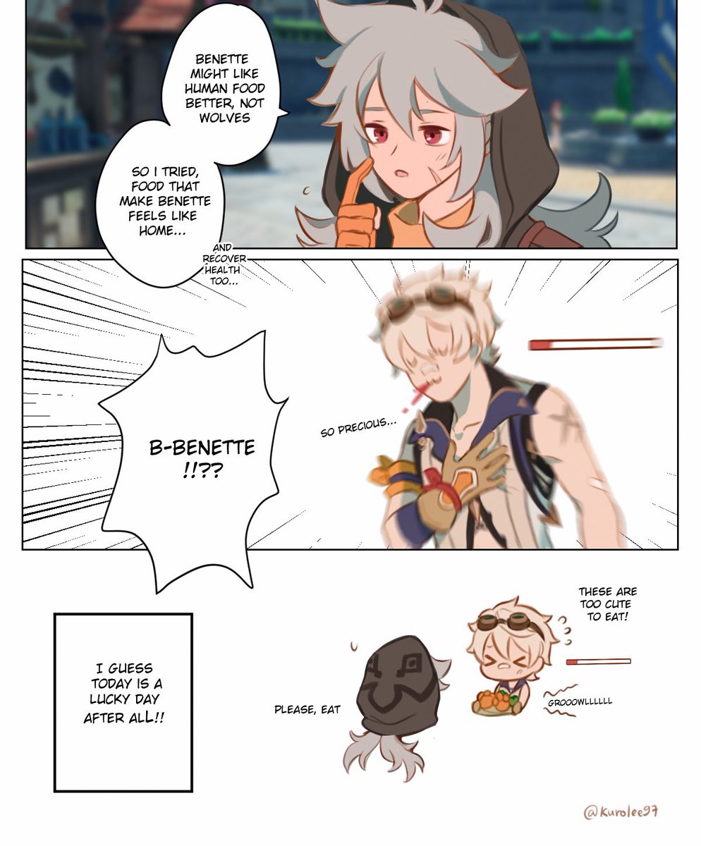 Special dish 🐾
Read from right to left~

#GenshinImpact #原神 
#Rannett 