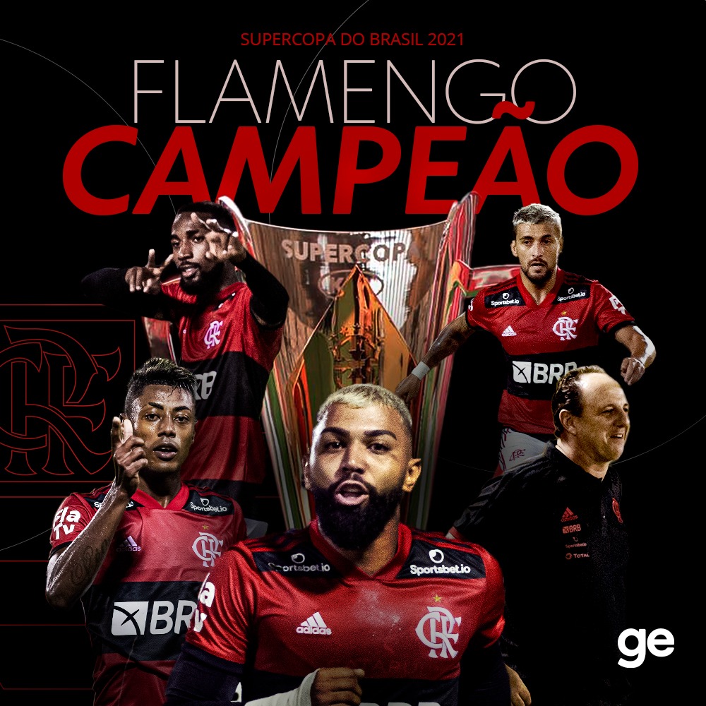 Flamengo vence nos pênaltis e é bicampeão da Supercopa do Brasil