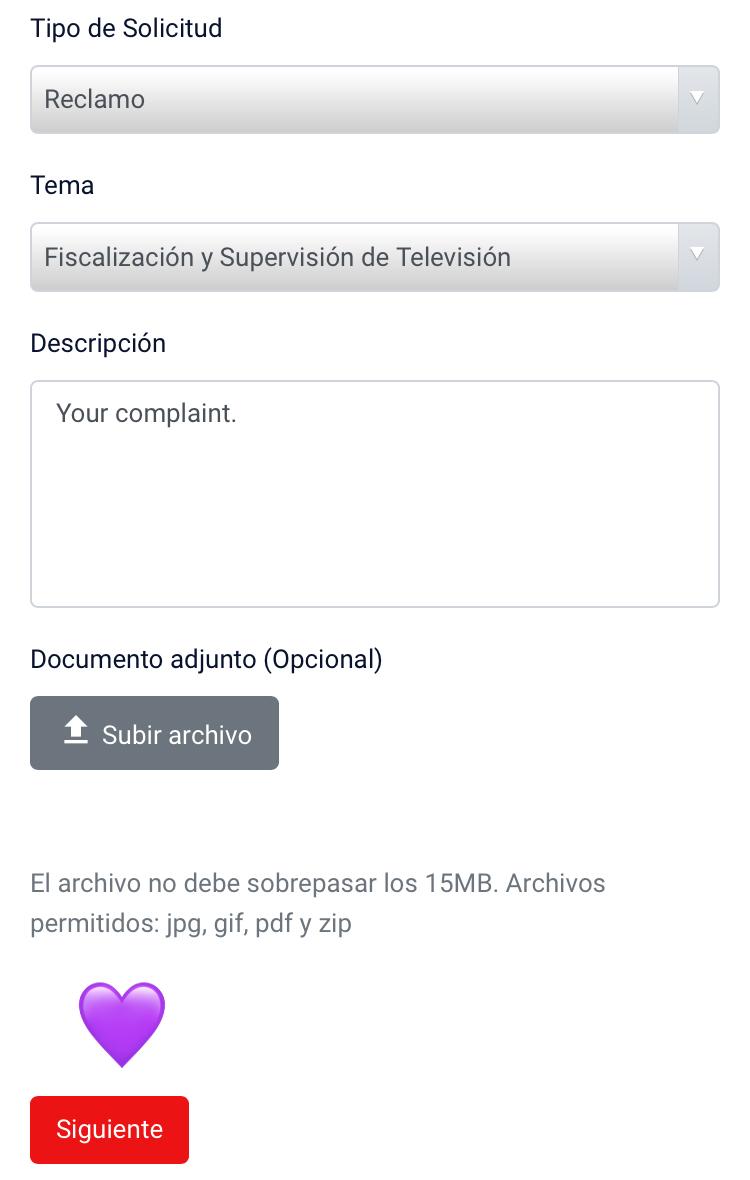 In "Descripción" please add the following: El Consejo Nacional de Televisión debe velar para que actitudes y estereotipos racistas sean eliminados de la televisión chilena. El programa Mi Barrio de MEGA del día 10/04/21 es un claro ejemplo de lo que debe cambiar.