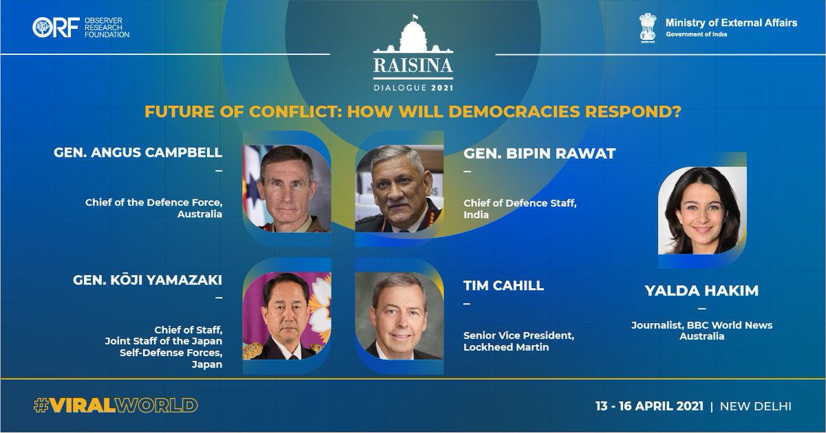 What are the possible domains of conflict that will be of concern in this decade? #TellRaisina Pose your questions and ideas on this thread; best ones will win memorabilia from  #Raisina2021Register   https://orfonline.org/raisina-dialogue/