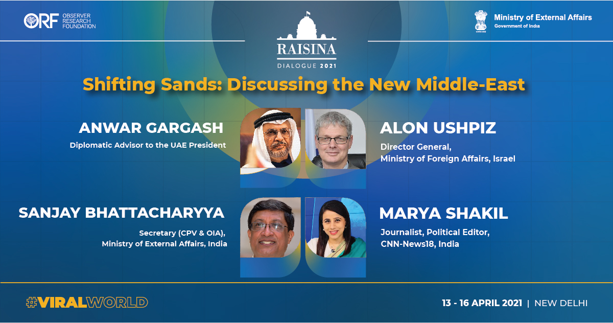 Can the Abraham Accords disprove the old adage that the Middle East can at best have a truce but not lasting peace? #TellRaisina Pose your questions and ideas on this thread; best ones will win memorabilia from  #Raisina2021Register   https://orfonline.org/raisina-dialogue/