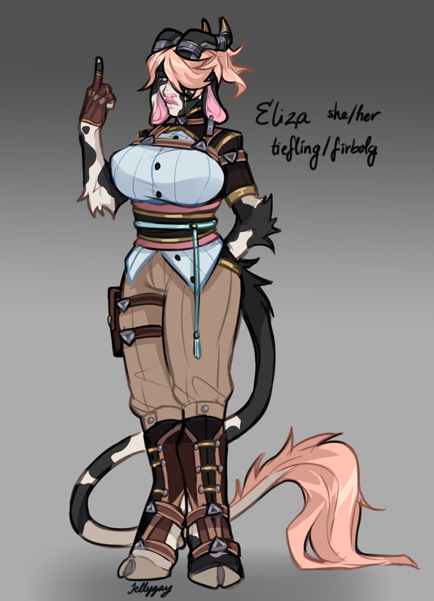 Eliza, Weissnoir, almost the rest of my Tieflings (I need to draw all of them someday), and Ilbus.