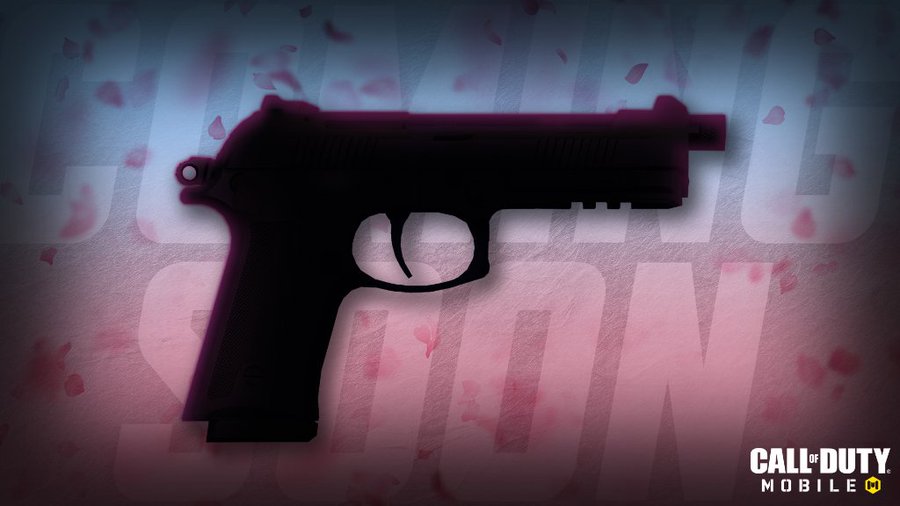 🆕Uma nova pistola está chegando à próxima temporada!  “Você consegue adivinhar o que é?  🔜 Em breve para #CODMobile!