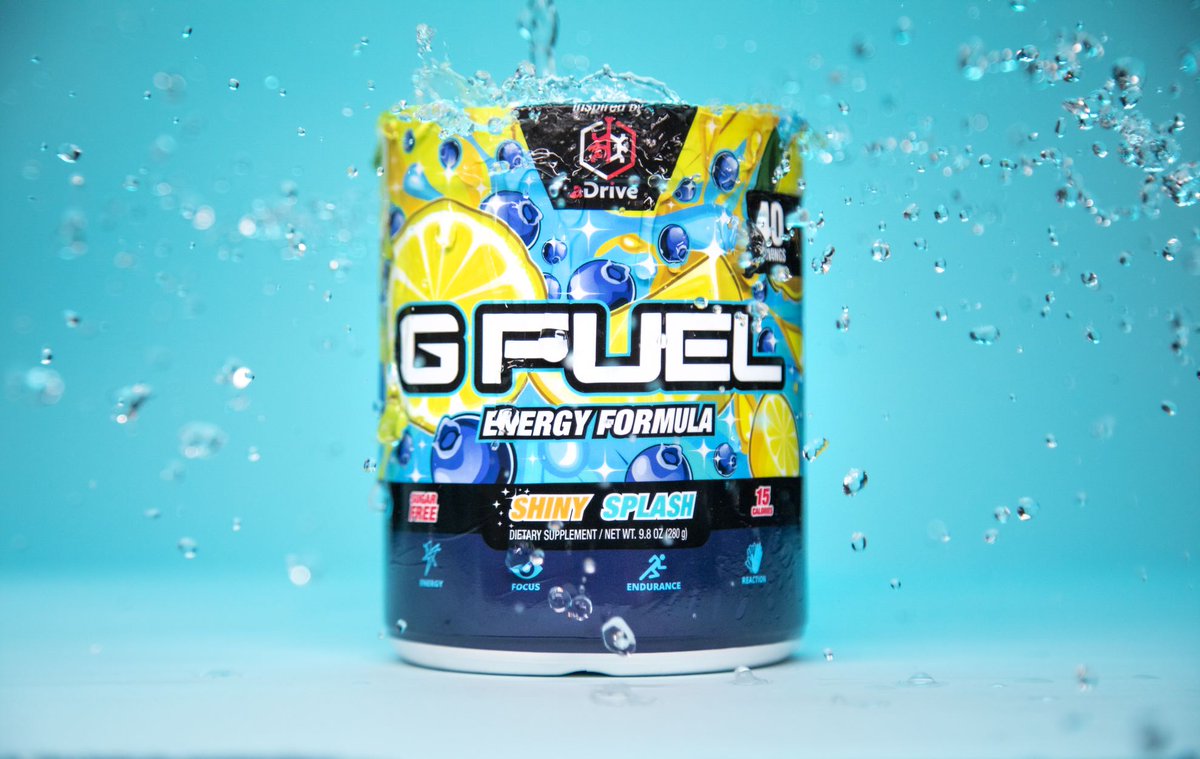 🚨 "Like + RT + Comment your fav Pokémon" to win a Tub of <a href="/aDrive_tK/">aDrive</a>'s "SHINY SPLASH" #GFUEL! Picking 2 winners to celebrate it being back in stock! ✨💦 

🛒 𝗚𝗲𝘁 𝗬𝗼𝘂𝗿𝘀: gfuel.ly/NewArrivals