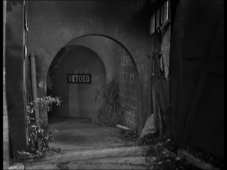 Throughout the story we see the VETOED signs plastered in various locations. Some seem randomly placed whilst others are on specific things. For example, on artefacts in the Civic Transport Museum and, of course, on our elephant friend.