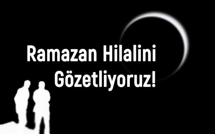 serin_hakan's tweet photo. “Hilali gördüğünüz zaman oruç tutun. Hilali gördüğünüzde iftar edin. Eğer hava kapalı olursa, ayı otuza tamamlayın!”#HilaliGözetliyoruz https://t.co/YToYOuaTDt