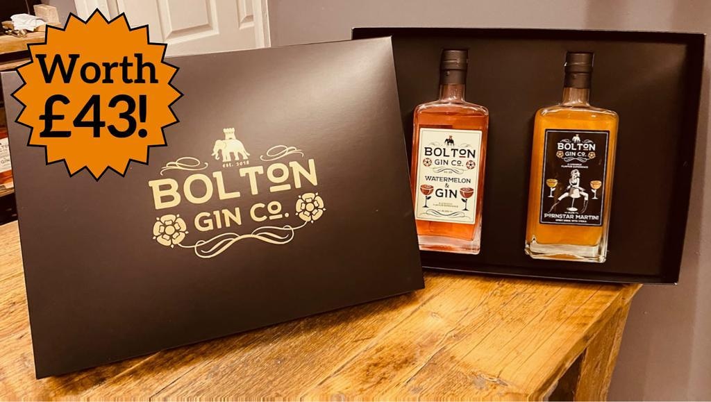 TheWiganRunner's tweet photo. 🍹🎉 WIN THIS GIN GIFT SET 🎉🍹
(Worth £43)

🍹LIKE
🍹RETWEET
🍹FOLLOW @TheWiganRunner 🙋🏻‍♂️

#Win 🎉 this #Gin 🍹Gift Set by The Bolton Gin Company 🏤
(Worth £45)

Enter on T,FB or Insta
📆 Winner Sunday 📆 

#Competition #GiveAway #Contest #Prize #Gin #Free #Win #Gift #UK #Retweet https://t.co/bad3bMShHX