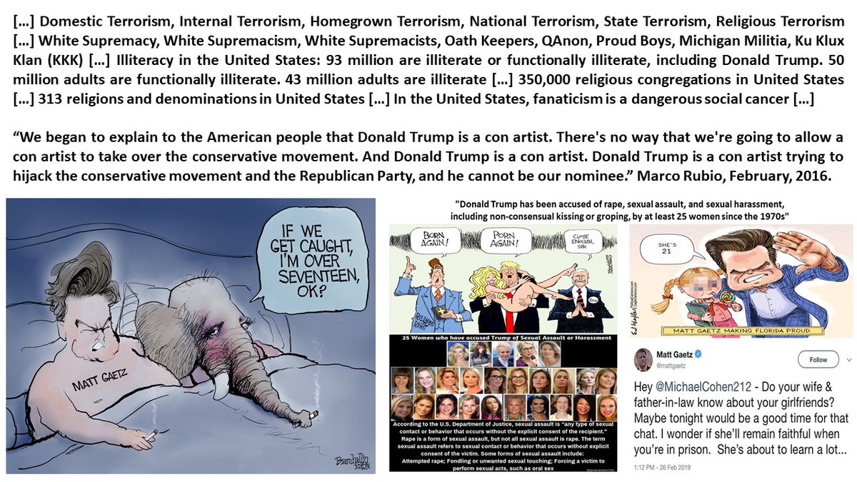 RuanoFaxas's tweet photo. @NewYorker "It’s tempting to see the #Gaetz affair as the last shudder of the era of Donald #Trump, but the political culture that the two men represent won’t easily be swept away"@tnyCloseRead
https://t.co/iKSHMGH0wI
#GOP #MAGA #Corruption #Illiteracy #FunctionalIlliteracy #Election #Women https://t.co/4xpdVAbHF1