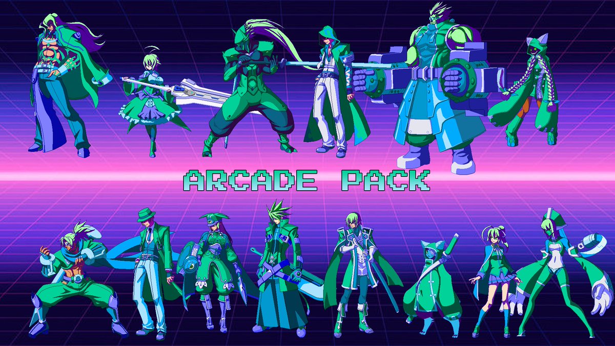 LeComodore's tweet image. Got inspired by a Ragna color I saw online, here I present to you: BBCF Arcade Pack: a new color for every character in the cast. 13 characters are in right now, I will release the rest when I will be done with them.
drive.google.com/file/d/1X8FXUH…
#BBCFRollback
