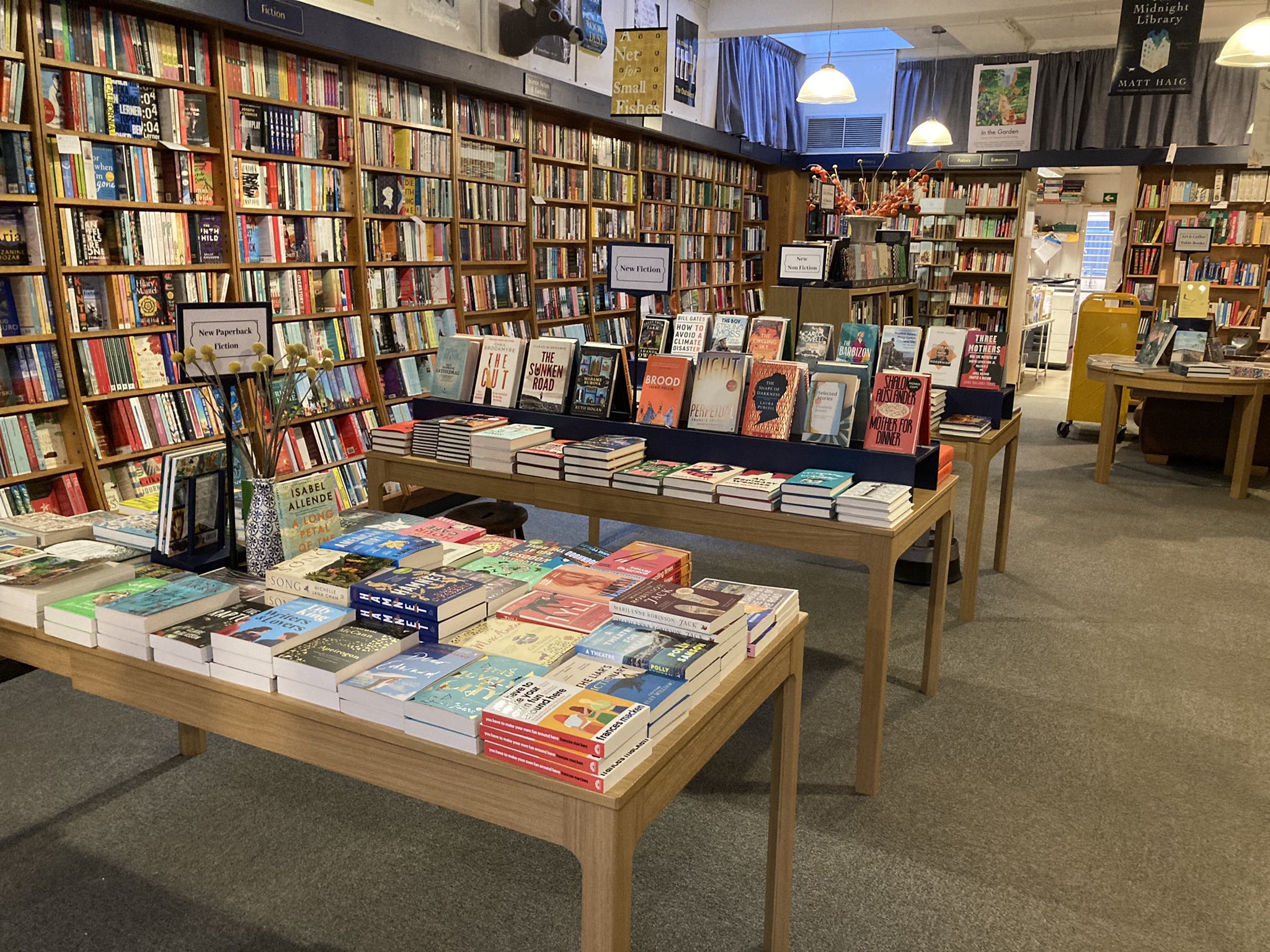 Sevenoaks Bookshop on X: Just one more sleep!! The bookshop is primed and  ready to welcome you all back - stuffed full of sensational books just  waiting to be chosen and read