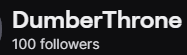 DumberThrone's tweet photo. pretty pog i guess🥲 ty tho i never expected to get  100 so quick <3 https://t.co/stjDzfCDZV
