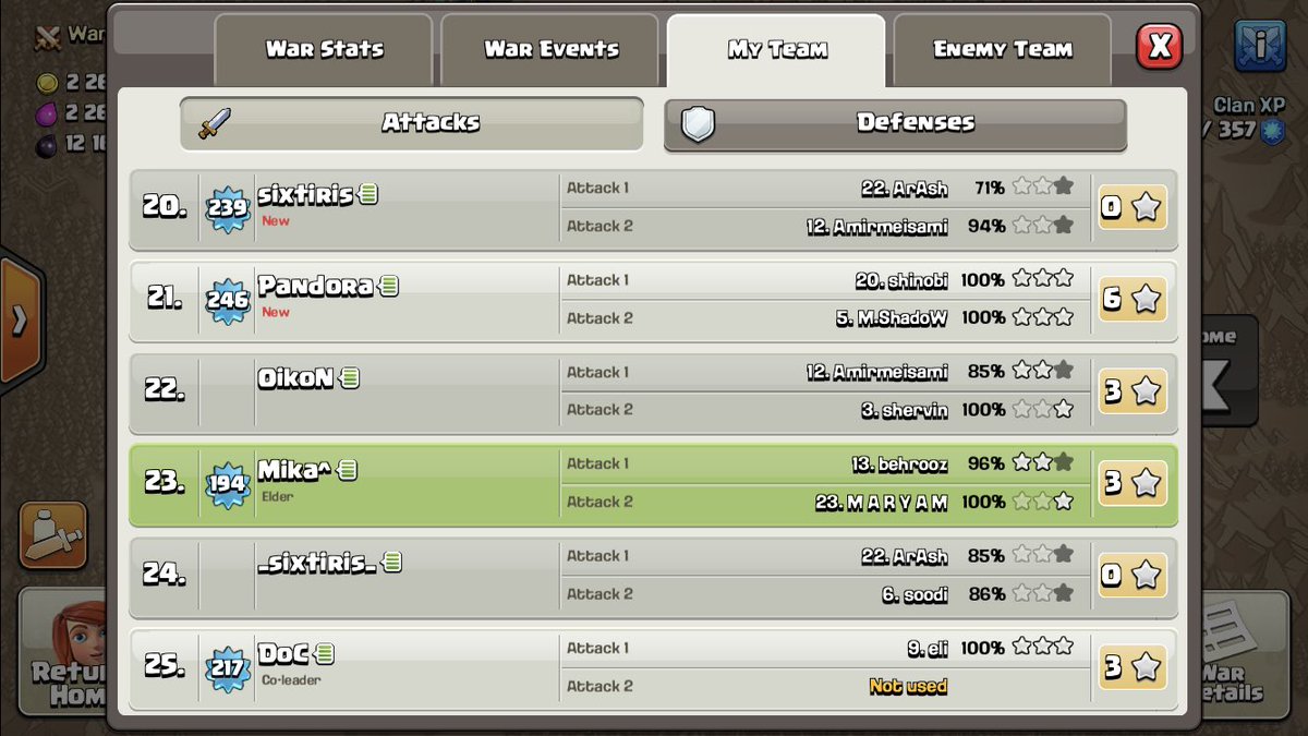 Last war as TH13 🥺