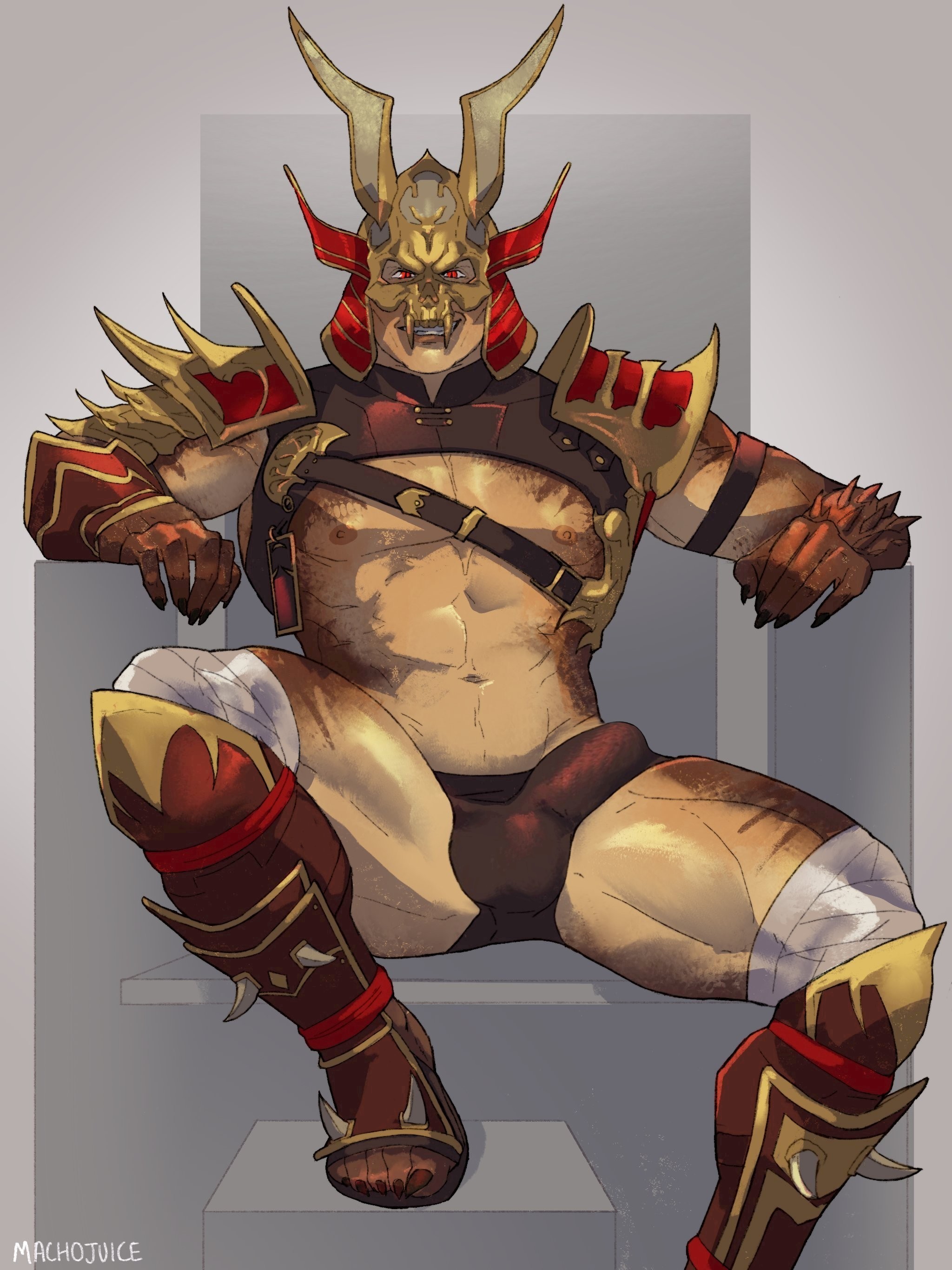 EMPEROR SHAO KAHN on X: #ShirtlessSaturday A KAHN DOESN'T NEED ONE.   / X